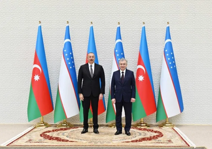 İlham Əliyevin Şavkat Mirziyoyevlə görüşü olub - FOTO