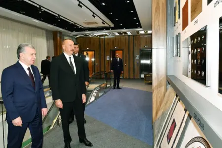 İlham Əliyev Daşkənddə “TEXNOPARK”ın fəaliyyəti ilə tanış oldu - YENİLƏNİB - FOTOLAR