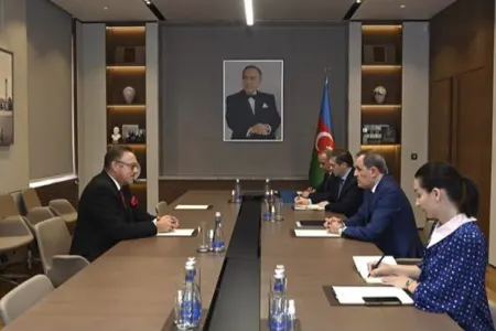 Ceyhun Bayramov Avstriyanın ölkəmizdəki səfirini qəbul etdi