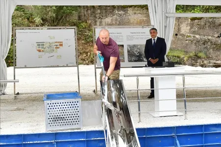 Kəlbəcərdə “İstisu” mineral su zavodunun təməli qoyuldu