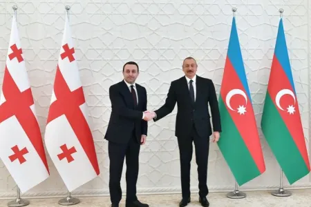 İlham Əliyev İrakli Qaribaşviliyə zəng etdi