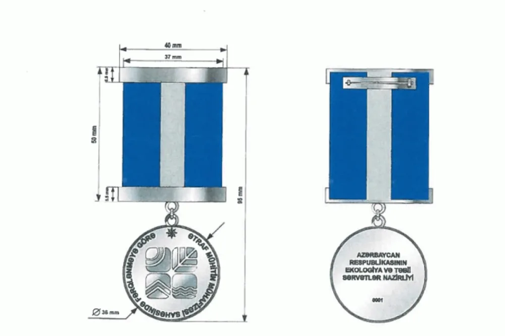 “Ətraf mühitin mühafizəsi sahəsində fərqlənməyə görə” medalının əsasnaməsi təsdiq edildi - -FOTO