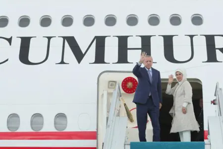 Ərdoğan Madriddə səfərdədir