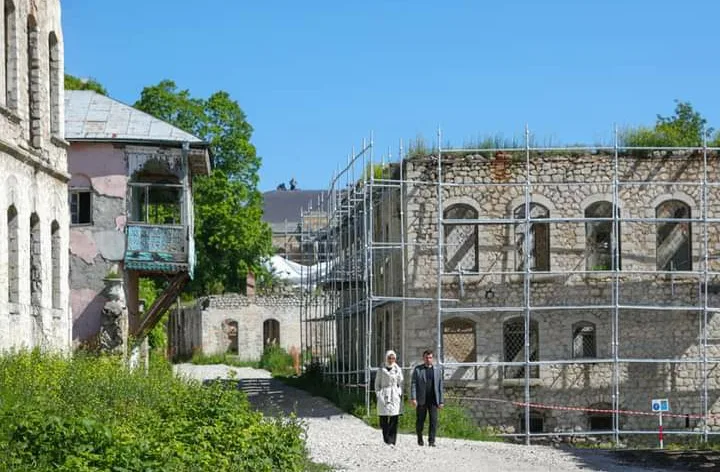 "Can Azərbaycan" - Bayraktar Şuşadan fotolar paylaşdı