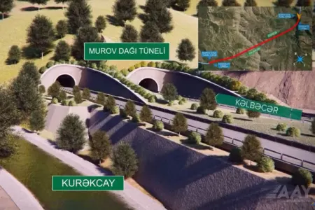 Murovdağ tuneli belə olacaq - VİDEO
