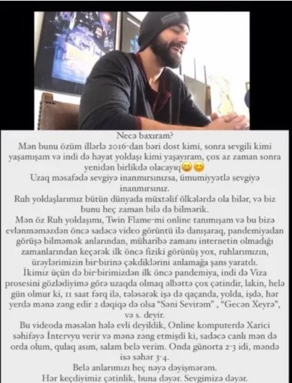 Van Dammın azərbaycanlı gəlini: - "Uzaq qalmaq çox çətindir" - FOTO