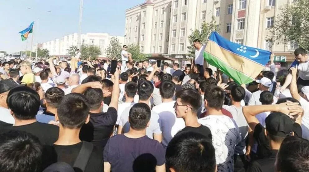 Özbəkistanda qaraqalpaqların üsyanı - -FOTO
