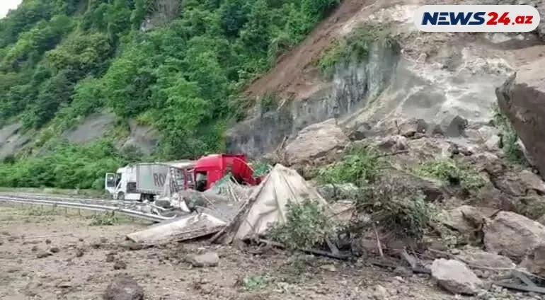 Türkiyədə həlak olan TIR sürücüsü Goranboyda dəfn edildi