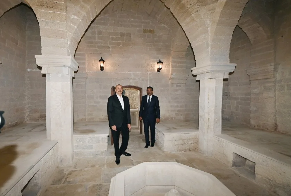 Prezident Ramana qəsəbəsində - FOTO/ VİDEO - YENİLƏNDİ