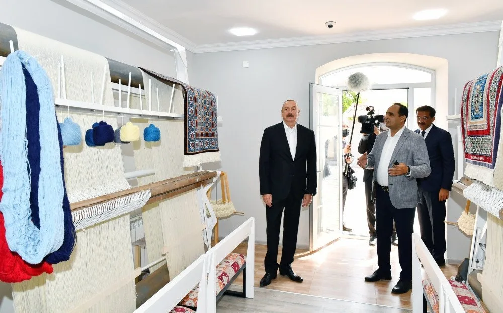 Prezident Ramana qəsəbəsində - FOTO/ VİDEO - YENİLƏNDİ