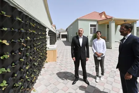Prezident Ramana sakini ilə söhbət etdi - VİDEO