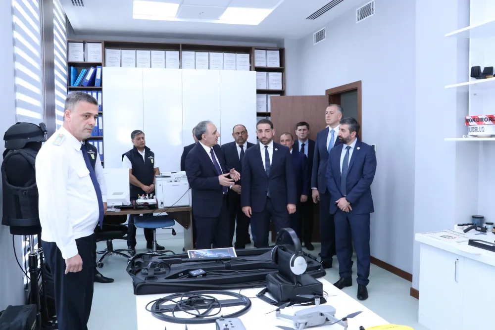 Kamran Əliyev Gürcüstanın Baş prokuroru ilə görüşdü - FOTO