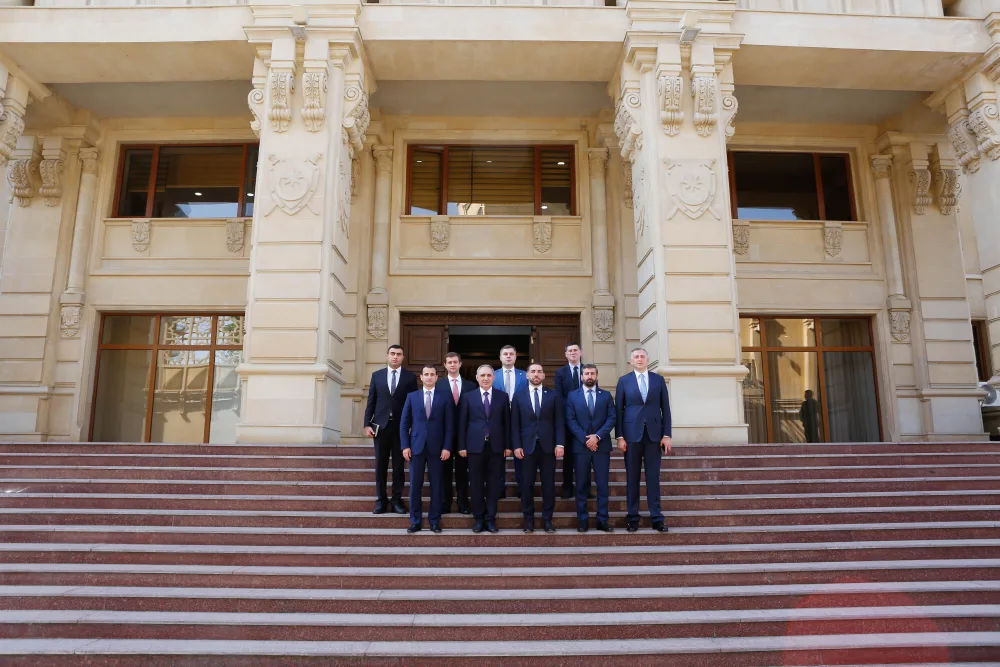 Kamran Əliyev Gürcüstanın Baş prokuroru ilə görüşdü - FOTO