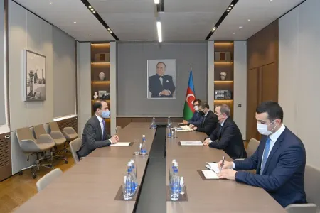 Ceyhun Bayramov İsveç səfiri ilə görüşdü