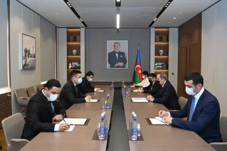 Ceyhun Bayramov Türkmənistan səfirini qəbul etdi