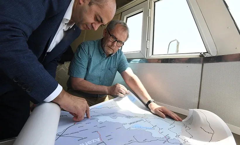 Volfqanq Küpper Horadiz – Ağbənd layihəsi ilə tanış oldu - Fotolar