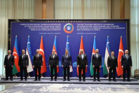 Azərbaycan, Türkiyə və Özbəkistan Daşkənd Bəyannaməsini imzaladılar - -FOTO