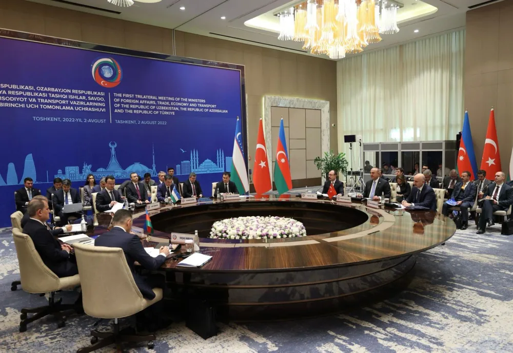 Azərbaycan, Türkiyə və Özbəkistan Daşkənd Bəyannaməsini imzaladılar - -FOTO