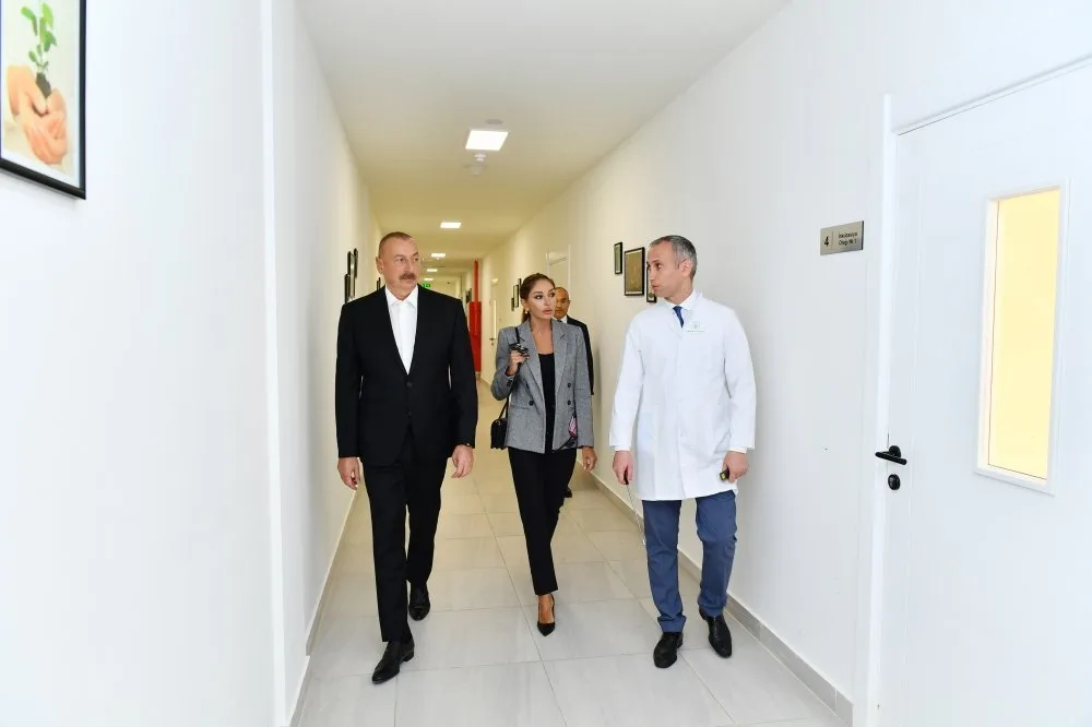 Prezidentlə xanımı açılışa qatıldı - Fotolar