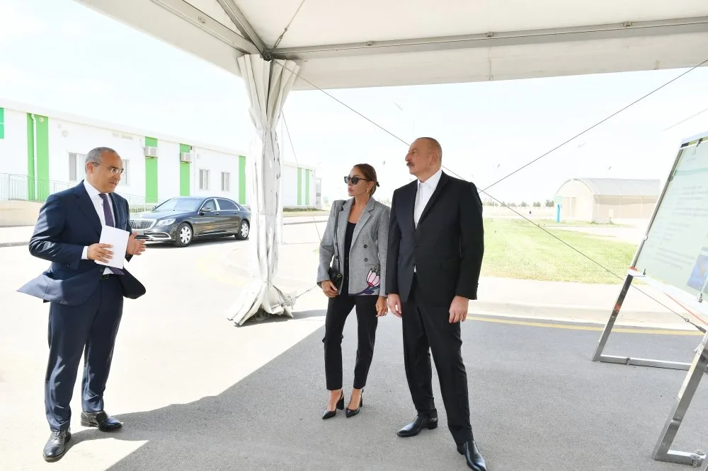 Prezidentlə xanımı açılışa qatıldı - Fotolar