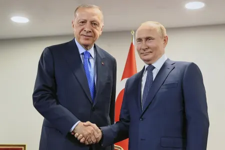 Ərdoğanla Putinin görüşü başladı - VİDEO