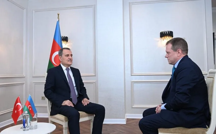 Ceyhun Bayramov Türkiyə KİV-nə müsahibə verdi - FOTO