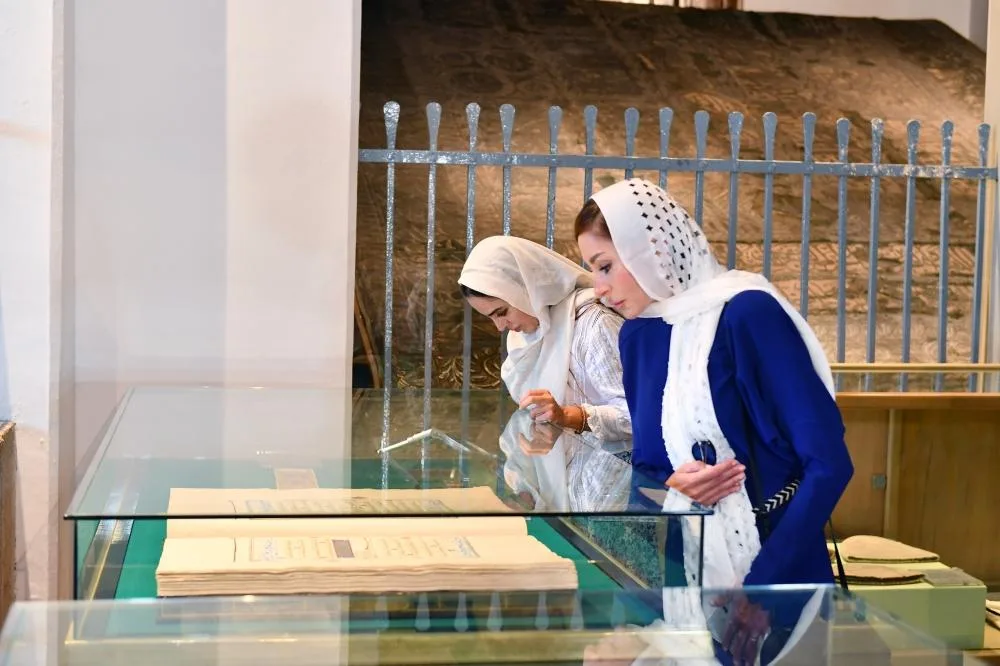 Mehriban Əliyeva və Leyla Əliyeva Mövlanə Muzeyində - FOTO - YENİLƏNİB