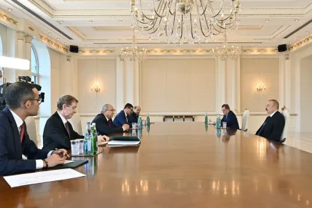 İlham Əliyev Ramtan Lamamranı qəbul etdi