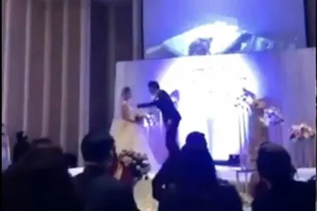 Toyda BİABIRÇILIQ: - Bəy gəlinin xəyanət videosunu göstərdi - VİDEO