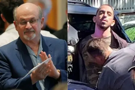Salman Rüşdini bıçaqlayan şəxs həbs edildi