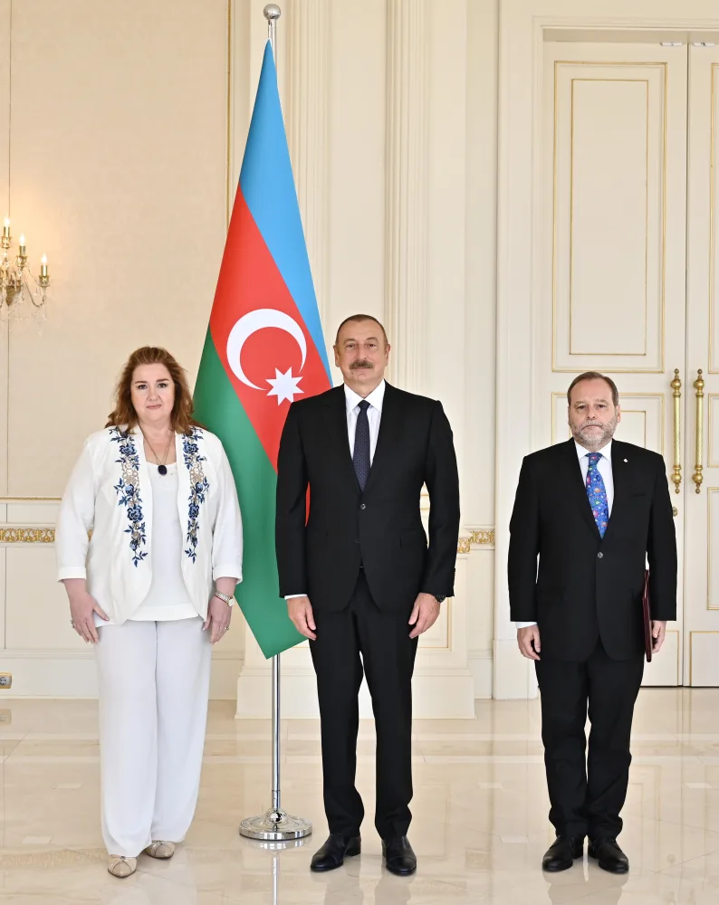 Prezident Argentinanın ölkəmizdəki yeni səfirini qəbul etdi - YENİLƏNİB