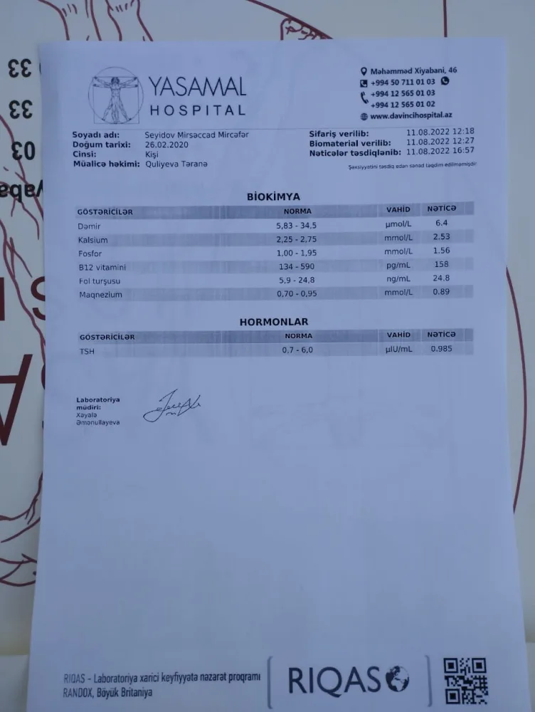 "Mərhəmətli insanlar, yeganə balamı ölməyə qoymayın" - 2 yaşlı Mirsəccadın - YARDIMA ehtiyacı var - FOTO/VİDEO