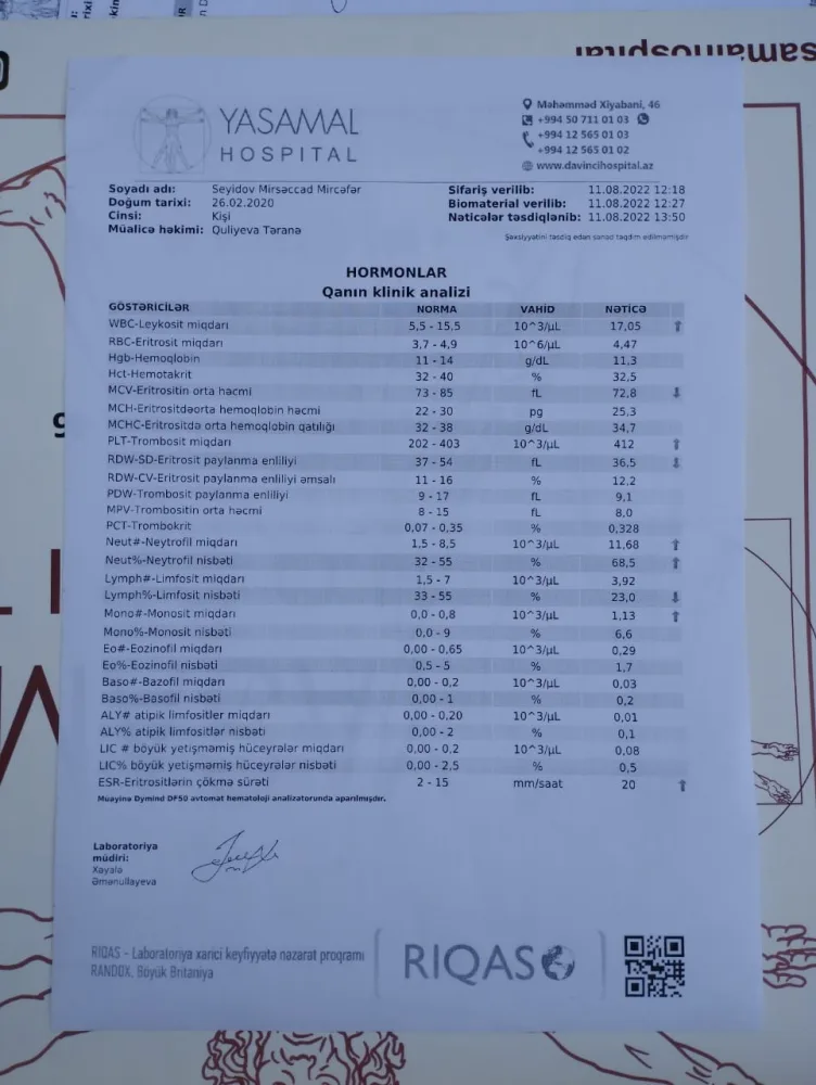 "Mərhəmətli insanlar, yeganə balamı ölməyə qoymayın" - 2 yaşlı Mirsəccadın - YARDIMA ehtiyacı var - FOTO/VİDEO