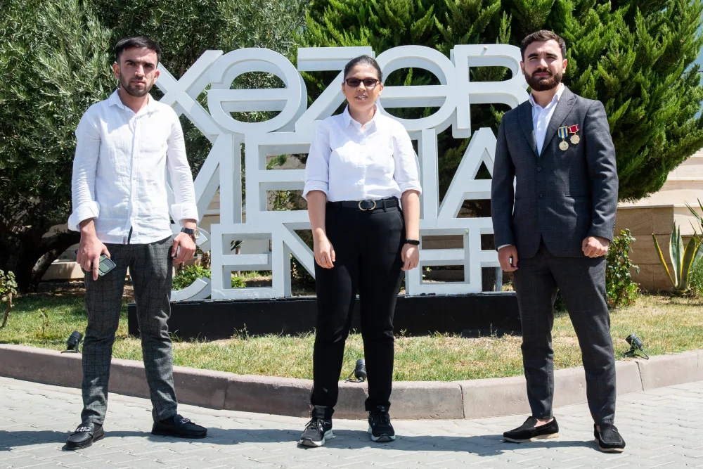 Bu təcrübəçilər "Xəzər TV"də işlə təmin olundular - FOTO/VİDEO