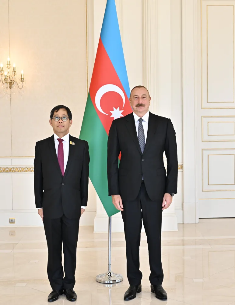 Prezident yeni səfirin etimadnaməsini qəbul etdi - FOTO