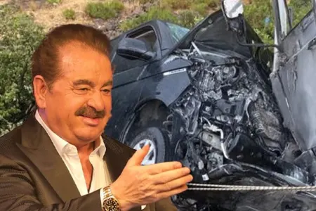 İbrahim Tatlıses ağır qəzaya düşdü - FOTO
