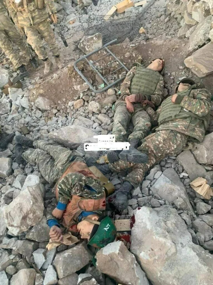 Ordumuzun məhv etdiyi erməni hərbçilərin - FOTOLARI