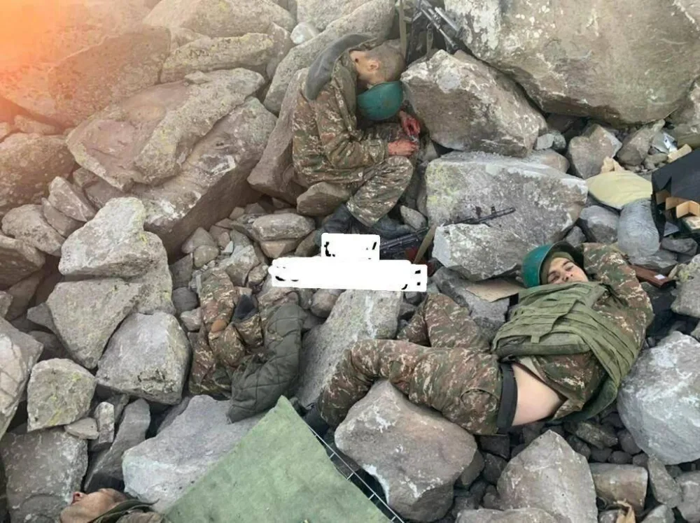 Ordumuzun məhv etdiyi erməni hərbçilərin - FOTOLARI