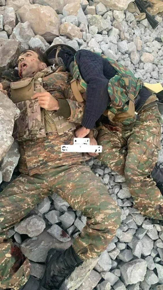 Ordumuzun məhv etdiyi erməni hərbçilərin - FOTOLARI