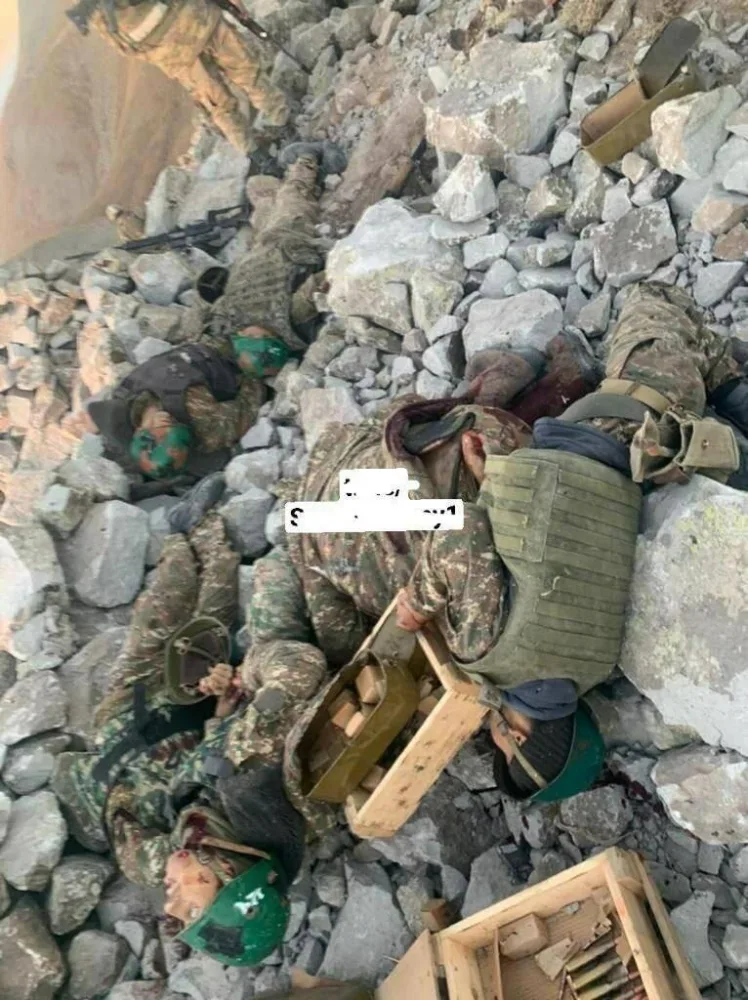 Ordumuzun məhv etdiyi erməni hərbçilərin - FOTOLARI