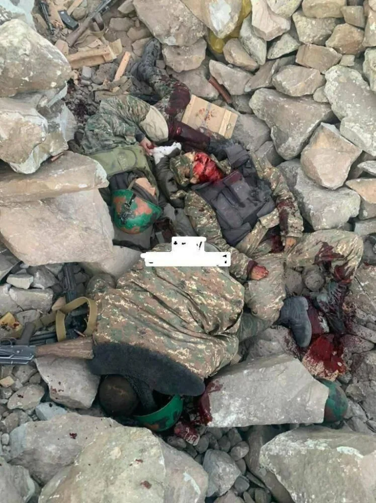 Ordumuzun məhv etdiyi erməni hərbçilərin - FOTOLARI