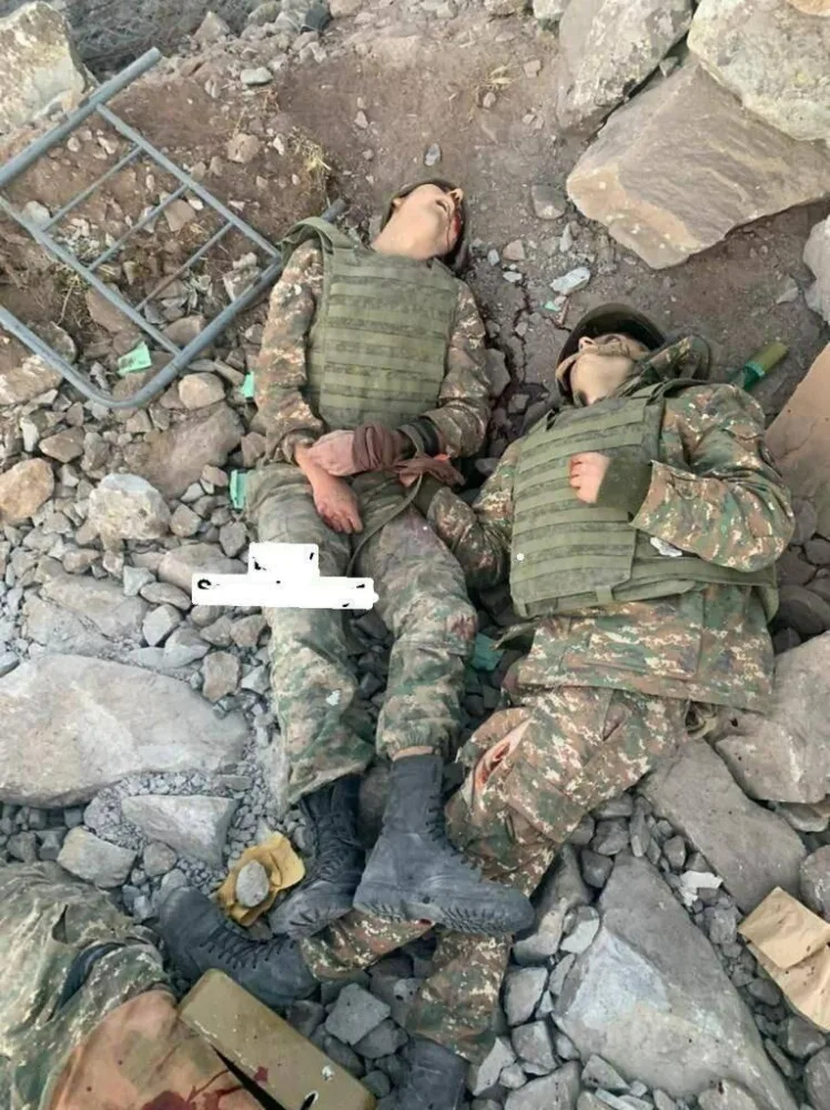 Ordumuzun məhv etdiyi erməni hərbçilərin - FOTOLARI