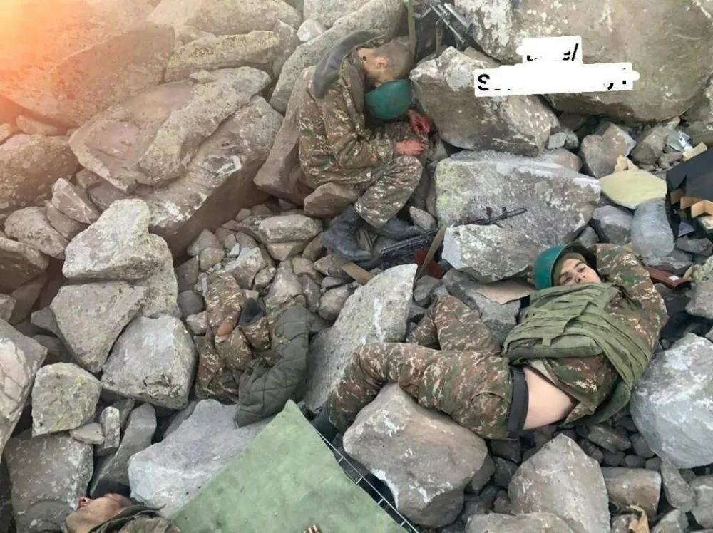 Ordumuzun məhv etdiyi erməni hərbçilərin - FOTOLARI