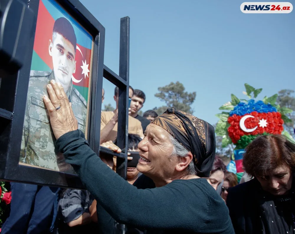 Şəhid Səbuhi Əhmədov dəfn edildi - FOTOLAR