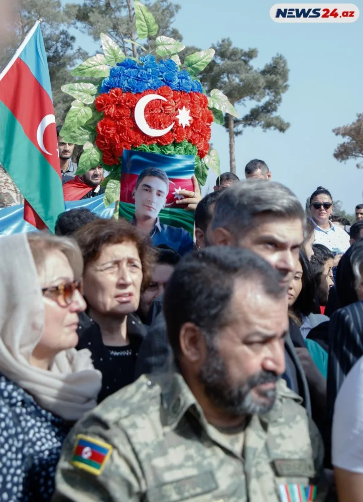 Şəhid Səbuhi Əhmədov dəfn edildi - FOTOLAR