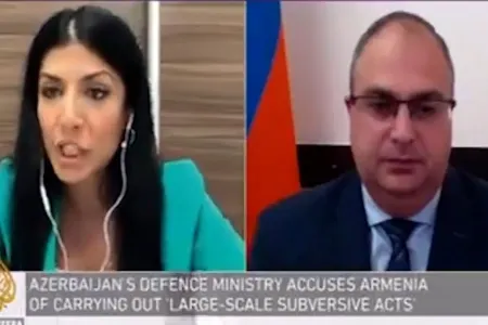 Azərbaycanlı deputat canlı yayımda erməni siyasətçinin cavabını verdi - -VİDEO