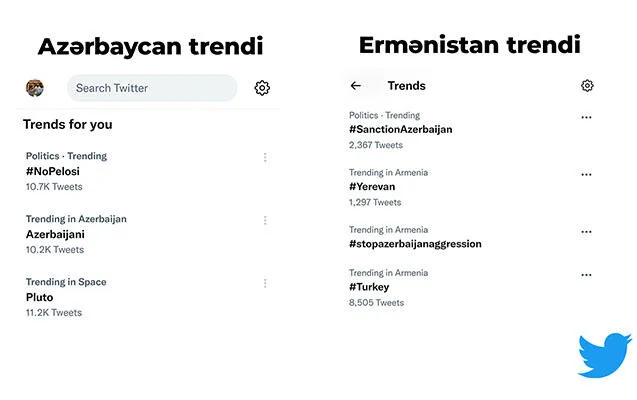 Azərbaycanlıların Pelosiyə qarşı başladığı kampaniya trend oldu - FOTO