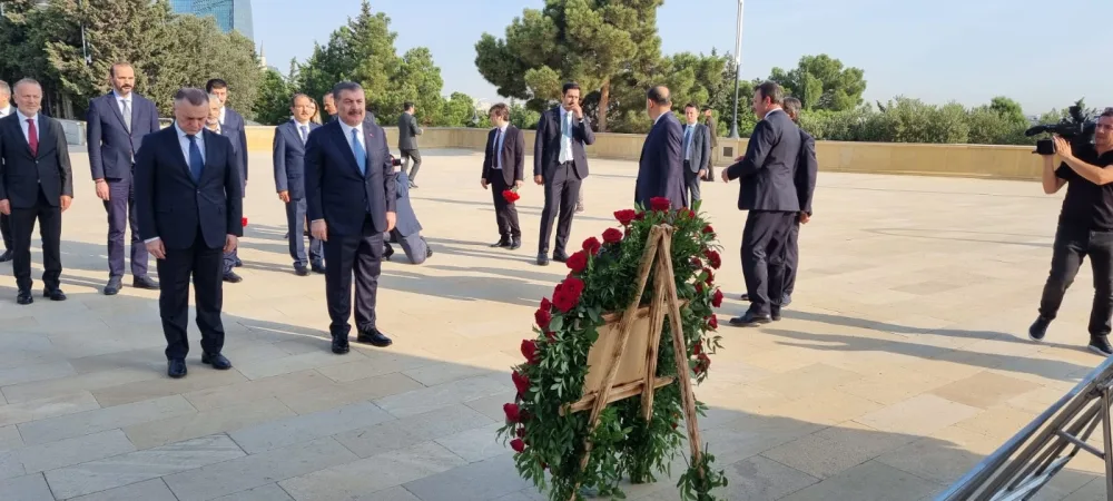 Türkiyənin səhiyyə naziri Azərbaycanda işgüzar səfərdədir - FOTO