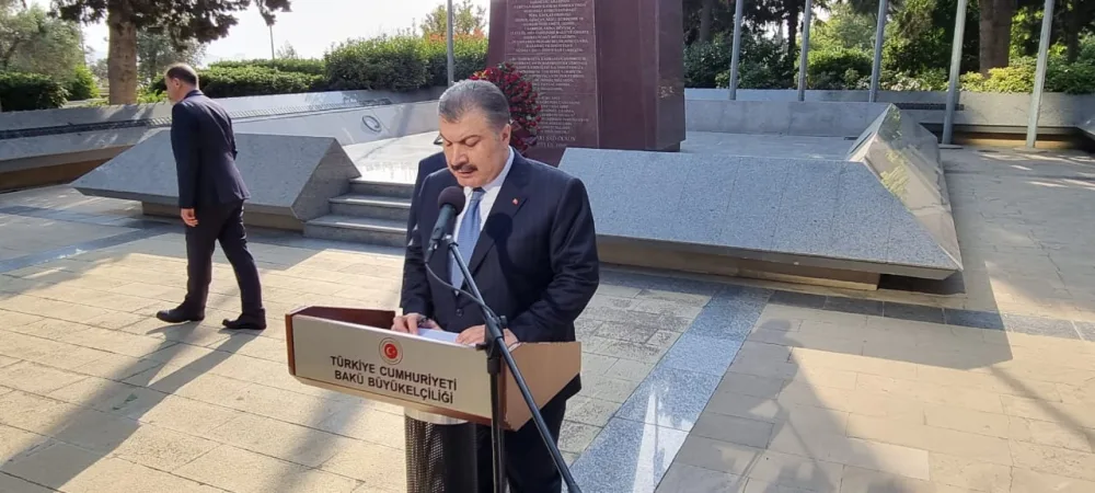 Türkiyənin səhiyyə naziri Azərbaycanda işgüzar səfərdədir - FOTO
