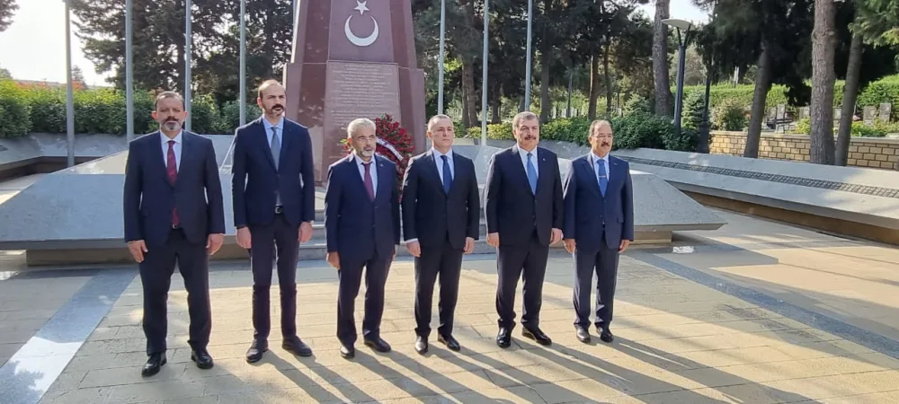 Türkiyənin səhiyyə naziri Azərbaycanda işgüzar səfərdədir - FOTO